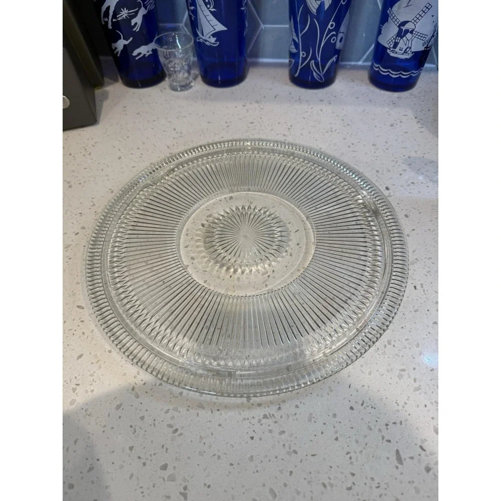 Jeannette Anniversary Crystal Clear Low Footed 12